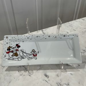 Disney Mickey and Minnie Winter Small Tray